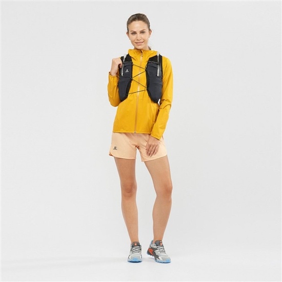 Salomon ACTIVE SKIN 8 W SET Trail Running Ryggsäck Dam Svarta | 812543-ZDV