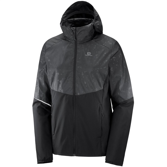 Salomon AGILE FZ HOODIE W Jacka Dam Svarta | 346812-CMN