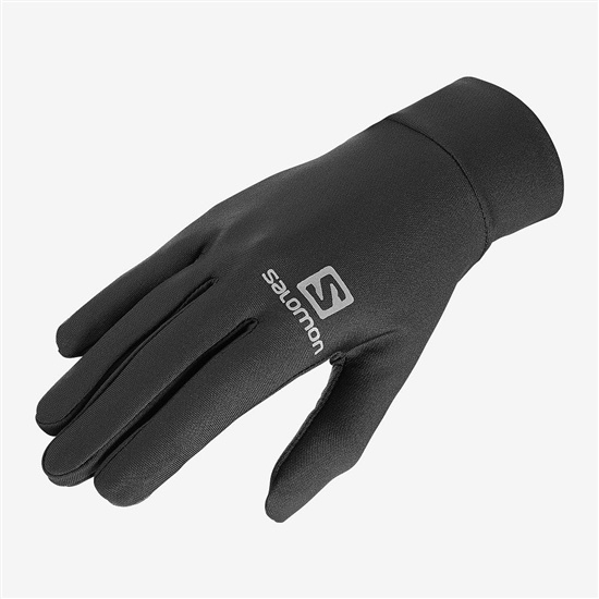 Salomon AGILE WARM U Gloves Herr Svarta | 578942-CYX