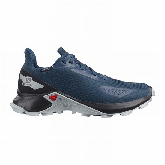 Salomon ALPHACROSS BLAST CLIMASALOMON WATERPROOF Trail löparskor Barn Navy/Black | 932710-XGH