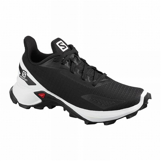 Salomon ALPHACROSS BLAST Trail löparskor Barn Black/White | 480925-YUV
