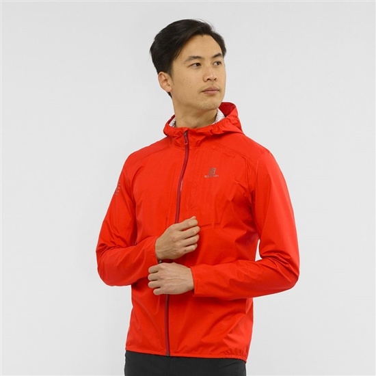 Salomon BONATTI 2.5L Waterproof Jacka Herr Orange | 890674-TMI