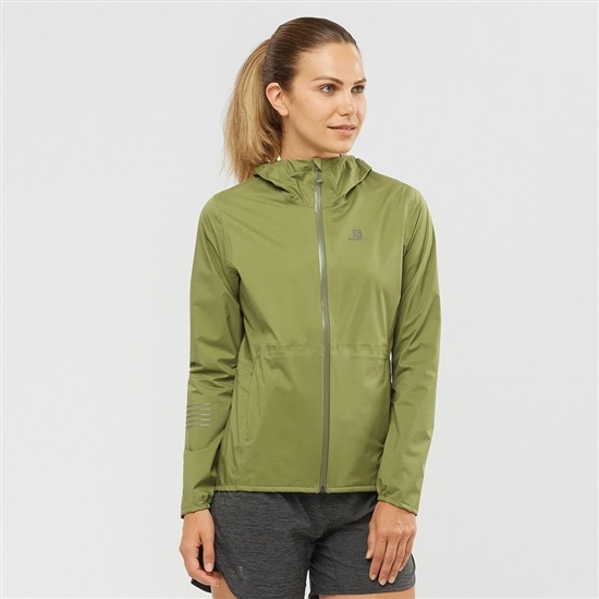 Salomon BONATTI WATERPROOF Jacka Dam Olivgröna Gröna | 713504-VHC