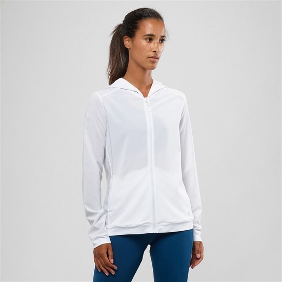 Salomon COMET FULL-ZIP HOODED Midlayers Hoodie Dam Vita | 186502-SKV