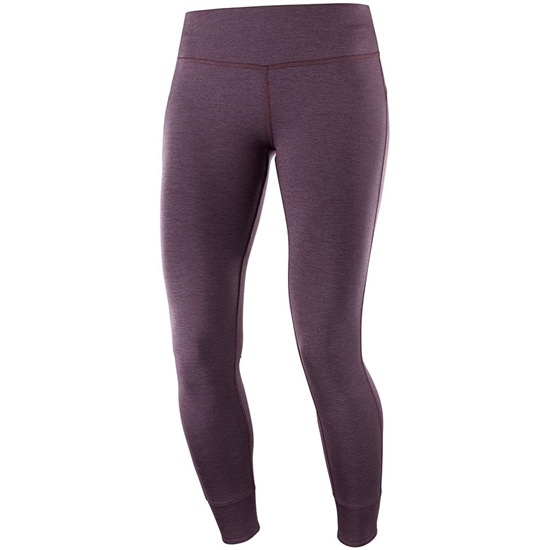 Salomon COMET TECH LEG W Leggings Dam Lila | 805649-PXT