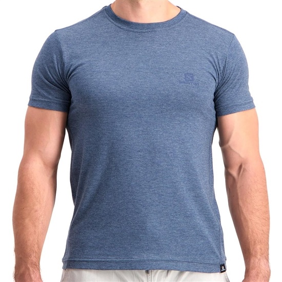 Salomon EXPLORER SS M T-shirt Herr Mörk | 156274-DWP