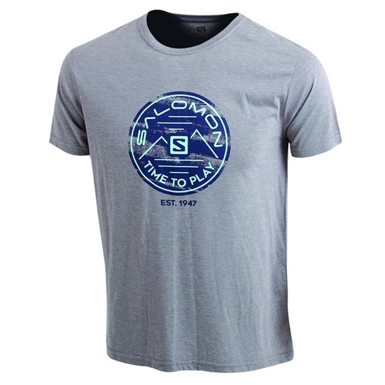Salomon FIRE FLY SS M T-shirt Herr Grå | 310247-NRU