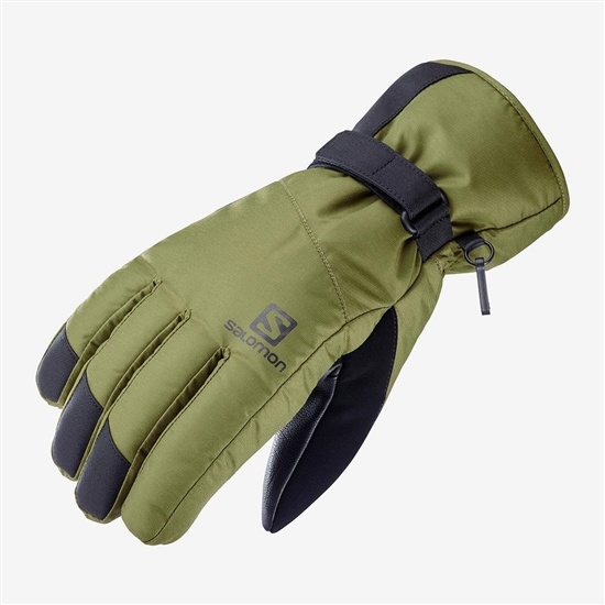 Salomon FORCE DRY M Gloves Herr Gröna | 835104-TRC