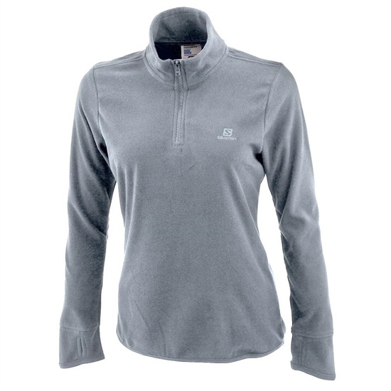Salomon KABRU HZ W Midlayers Sweatshirt Dam Grå | 589163-ABW