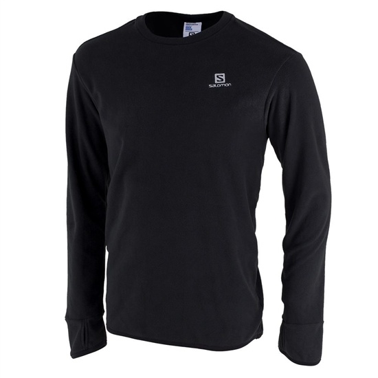 Salomon KABRU M Midlayers Sweatshirt Herr Svarta | 832651-EDW