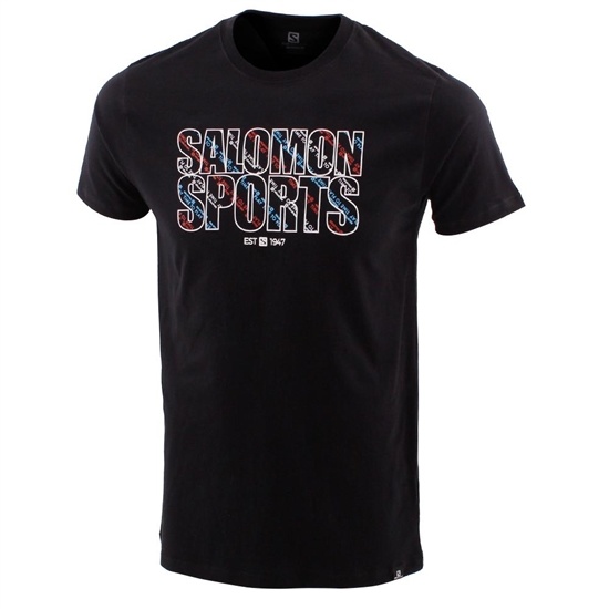 Salomon KARISIMBI SS B T-shirt Barn Svarta | 749021-QZI