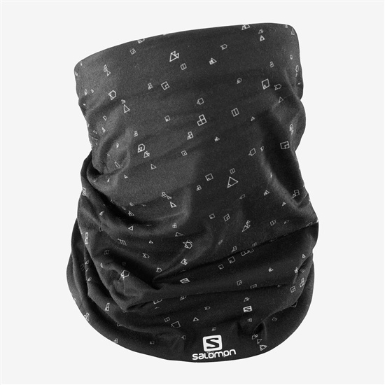 Salomon NECK&HEAD LIGHT GAITER Headwear Herr Svarta | 492381-PZV