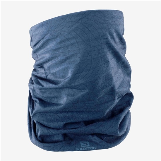 Salomon NECK&HEAD LIGHT GAITER Headwear Herr Marinblå | 901762-PJM