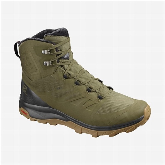 Salomon OUTBLAST TS CSWP Vinterkängor Herr Olive/Black | 498302-HZN