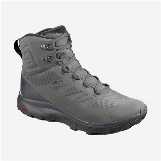 Salomon OUTBLAST TS CSWP Vinterkängor Herr Grey/Black | 680723-TWG