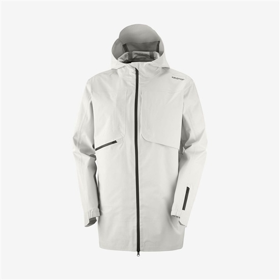 Salomon OUTLIFE WP COMMUTER PARKA M Waterproof Jacka Herr Vita | 620145-IBZ