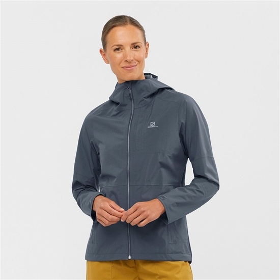 Salomon OUTRACK WATERPROOF 2.5L Jacka Dam Mörk | 408923-ELZ
