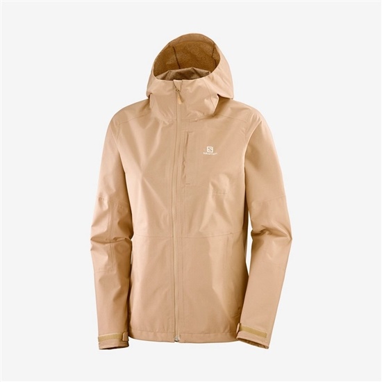 Salomon OUTRACK WATERPROOF 2.5L Jacka Dam Beige | 578402-LIY