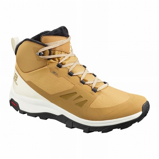 Salomon OUTSNAP CLIMASALOMON WATERPROOF Vinterkängor Herr Brown/Black | 354186-PXY