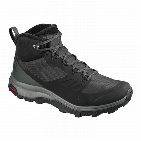 Salomon OUTSNAP CLIMASALOMON WATERPROOF Vinterkängor Herr Svarta | 578413-MDB