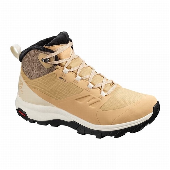 Salomon OUTSNAP CLIMASALOMON WATERPROOF Vinterkängor Dam Bruna | 581470-PGL