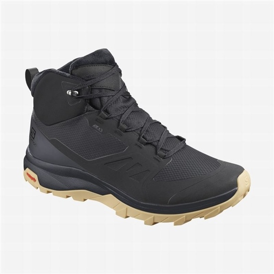 Salomon OUTSNAP CLIMASALOMON WATERPROOF Vinterkängor Herr Svarta | 631270-KRF