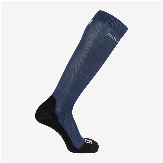 Salomon QST Socks Herr Marinblå | 213058-FYQ