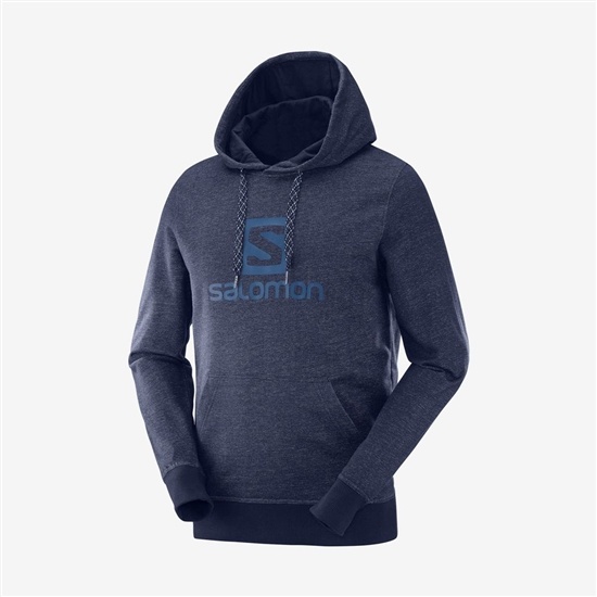 Salomon SHIFT HOODIE M Midlayers Hoodie Herr Marinblå | 185092-YQV
