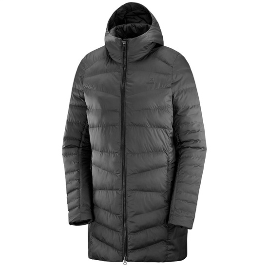 Salomon SIGHT STORM W Hoodie Dam Svarta | 057849-MTF
