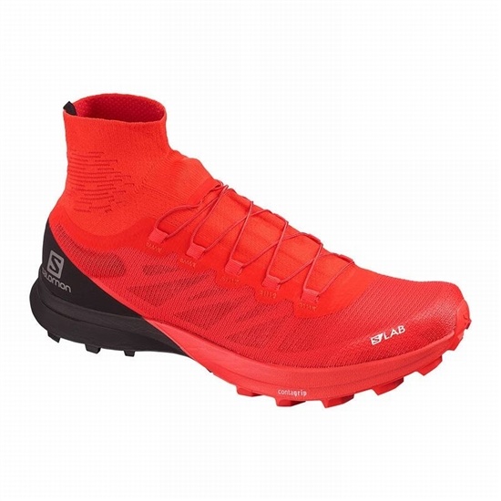 Salomon S/LAB SENSE 8 SOFTGROUND Trail löparskor Dam Red/Black | 968513-NKS