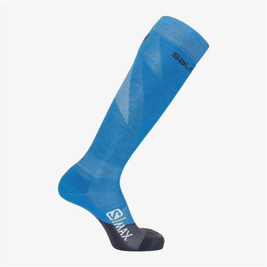 Salomon S MAX M Socks Herr Blå | 715308-UBE